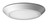 Nuvo 62/1266 10 in.; LED Flush Mount Fixture; Disk Light; Brushed Nickel Finish; 3000K