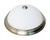 Nuvo 62/1340 11 in.; LED Flush Dome Fixture; Brushed Nickel Finish with Frosted Glass