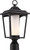 Nuvo 62/825 Essex Post Lantern; Sterling Black Finish