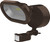 Nuvo 65/092 LED Security Light; Single Head; Motion Sensor Included; Bronze Finish; 4000K; 1200 Lumens