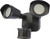 Nuvo 65/219 LED Security Light; Dual Head; Bronze Finish; 4000K; Motion Sensor
