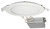 Satco S11603 12 watt LED Direct Wire Downlight; Edge-lit; 6 inch; 3000K; 120 volt; Dimmable; Round; Remote Driver