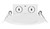 Satco S29058 8.5 watt LED Direct Wire Downlight; Edge-lit; 4 inch; 5000K; 120 volt; Dimmable