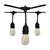 Satco S8020 24FT; LED String Light; Includes 12-Light Filament LED bulbs; With Plug