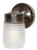 Nuvo SF76/700 1 Light - 6" - Porch; Wall - Mason Jar with Frosted Glass - Old Bronze Finish