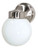 Nuvo SF76/705 1 Light - 6" - Porch; Wall - With White Globe - Brushed Nickel Finish