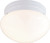 Nuvo SF77/062 2 Light - 10" - Flush Mount - Medium White Mushroom - White Finish