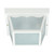 Nuvo SF77/879 2 Light - 10" - Carport Flush Mount - With Frosted Acrylic Panels - White Finish