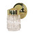 Nuvo SF77/996 1 Light - 6" Mason Jar with Clear Glass - Polished Brass Finish