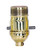 Satco 80/1032 On-Off Push Thru Socket 1/8 IPS 3 Piece Stamped Solid Brass Polished Brass Finish 660W 250V Uno Thread