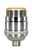 Satco 80/1057 Short Keyless Socket 1/8 IPS 4 Piece Stamped Solid Brass Polished Nickel Finish 660W 250V Uno Thread