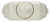 Satco 80/1482 Full Range Lamp Cord; Rotary Dimmer Switch; Ivory Finish; 3" x 1-1/4"; Phenolic; For 18GA SPT-1 or SPT-2 Wire; 200W; 120V