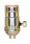 Satco 80/1547 200W Full Range Matching Turn Knob Dimmer Socket w/Matching Finish Removable Knob