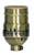 Satco 80/2206 Short Keyless Socket; 1/8 IPS; 3 Piece Stamped Solid Brass; Antique Brass Finish; 660W; 250V