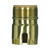 Satco 80/2300 3 Piece Solid Brass Shell With Paper Liner; Polished Brass Finish; Pull Chain / Turn Knob With Uno Thread