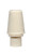 Satco 80/2340 White 1/8 IP Bushing; For 18/2 SVT Wire
