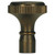 Satco 80/2403 Solid Brass Knob; 4/36 Mandrel; Dark Antique Brass