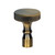 Satco 80/2404 Solid Brass Knob; 4/36 Mandrel; Antique Brass