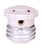 Satco 80/2513 Polarized Socket Plug Adapter; Medium Base; 660W; 125V; White Finish