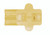 Satco 80/2517 Female Slide Plug; Polarized; 18/2-SPT-1; 6A-125V; Clear Gold Finish