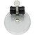 Satco 90/1306 2-Light U-Channel Glass Holder; 2 Light For Use With 14" U-Bend Glass; Includes Hardware