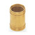 Satco 90/162 Brass Coupling; 1/2" Long; 1/8 IP; Burnished And Lacquered