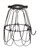 Satco 90/1916 Light Bulb Cage; Black Finish; 5-3/4" Height