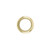 Satco 90/2075 Steel Check Ring; Curled Edge; 1/4 IP Slip; Brass Plated Finish; 1-3/4" Diameter