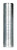 Satco 90/299 1/4 IP Steel Nipple; Zinc Plated; 2" Length; 1/2" Wide