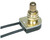 Satco 90/501 On-Off Metal Rotary Switch; 3/8" Metal Bushing; Single Circuit; 6A-125V, 3A-250V Rating; Brass Finish