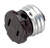 Satco 90/547 Polarized Socket Plug Adapter; Medium Base; 660W; 125V; Brown Finish