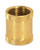 Satco 90/614 Brass Coupling; 7/8" Long; 3/8 IP; Burnished And Lacquered