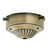 Satco 90/677 2-1/4" Fitter; Antique Brass Finish