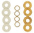 Satco S70/155 12 Assorted Washers