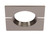 Satco S9529 Freedom Square 4" Trim Option For 4" Base Unit; Polished Nickel Finish