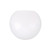 Satco 50/168 Neckless Poly Globe Shade With 3-3/8 in.; or 4 in.; 8 in.; Diameter; 4 in.; Opening