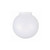 Satco 50/172 Poly Globe Shade; 10 in.; Diameter; 4 in.; Lip Fitter