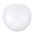 Satco 50/238 Neckless Poly Globe Shade; 16 in.; Diameter; 5-1/4 in.; Opening; White