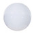 Satco 50/312 Neckless Opal Ball; 6 in.; Diameter; 3 in.; Opening; Glass Globe Shade; Blown Glossy Opal