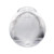 Satco 50/928 Clear Prismatic Ball; 8 in.; Diameter; 8 in.; Fitter