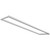 Nuvo 65/364 1 ft. x 4 ft. LED Flat Panel Flange Kit; White Finish