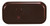 Satco 93/5016 Slide Table Top Lamp Dimmer; 300W-120V Rating For SPT-2 Wire Only; No Wire; Brown Finish
