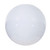 Satco 50/156 Blown Glossy Opal Neckless Ball Shade; 12 in.; Diameter; 5-1/4 in.; Diameter