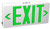 22744 TCP Lighting 22744 Gr Exit Wh Housing Ac Only Exit Signs