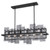 Westinghouse 6576200 Reeves Six-Light Indoor Chandelier
Matte Black Finish with Smoke Grey Glass