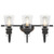 Westinghouse 6574700 Ashton Three-Light Indoor Wall Fixture
Oil Rubbed Bronze Finish with Highlights and Clear Seeded Glass