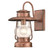 Westinghouse 6373100 Santa Fe One-Light Outdoor Wall Fixture
Washed Copper Finish with Clear Seeded Glass