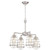 Westinghouse 6367100 Nolan Four-Light Indoor Chandelier/Semi-Flush Mount Ceiling Fixture
Brushed Nickel Finish with Cage Shades