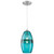 Westinghouse 6366300 Soren Indoor Mini Pendant
Brushed Nickel Finish with Turquoise Glass