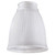 Westinghouse 8109400 2-1/4-Inch Frosted Pleated Glass Shade